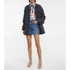 Valentino High-rise Denim Miniskirt -Deals Valentino Store unnamed file 1503