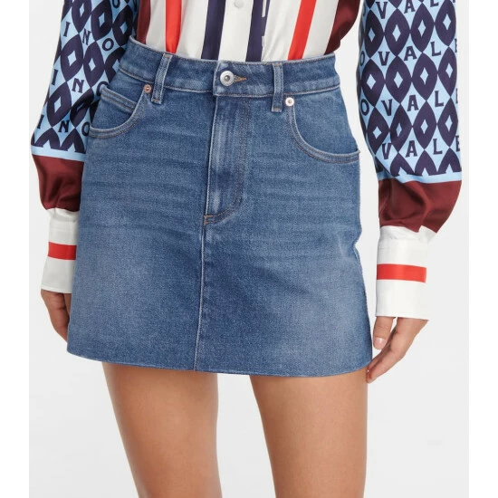 Valentino High-rise Denim Miniskirt 5 Valentino High-rise Denim Miniskirt - Image 3