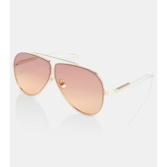 Valentino Pilot Aviator Sunglasses 4 Valentino Pilot Aviator Sunglasses - Image 2