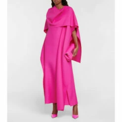 Valentino Wool And Silk Crêpe Gown