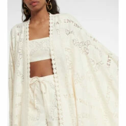 Valentino Cutwork Cotton-blend Long Beach Cover-up -Deals Valentino Store unnamed file 1539
