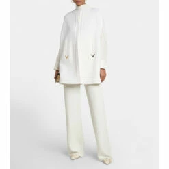 Valentino Wool And Cashmere Cape