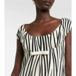 Valentino Zebra-print Wool-blend Crêpe Minidress -Deals Valentino Store unnamed file 1571