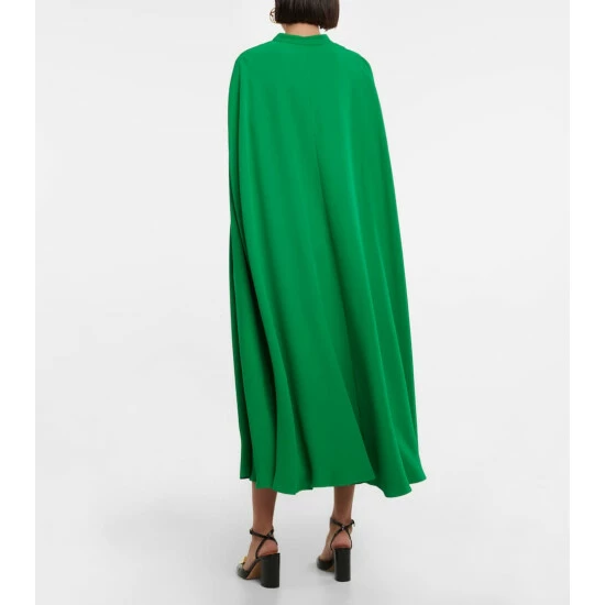 Valentino Silk Crêpe Midi Dress 4 Valentino Silk Crêpe Midi Dress - Image 2