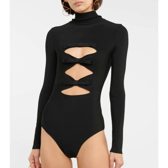 Valentino Cutout Mockneck Bodysuit 4 Valentino Cutout Mockneck Bodysuit - Image 2