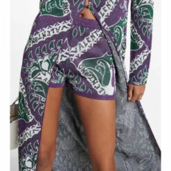 Valentino High-rise Printed Shorts -Deals Valentino Store unnamed file 162