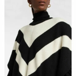 Valentino Striped Virgin Wool Poncho -Deals Valentino Store unnamed file 1625