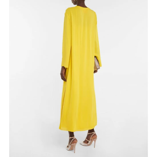 Valentino Silk Georgette Maxi Dress 4 Valentino Silk Georgette Maxi Dress - Image 2