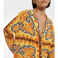 Valentino Mini Bandana Printed Silk Shirt -Deals Valentino Store unnamed file 1672