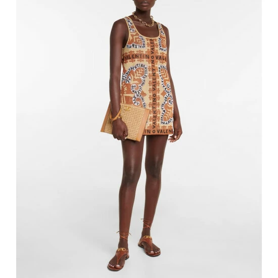 Valentino Mini Bandana Jacquard Minidress 3 Valentino Mini Bandana Jacquard Minidress