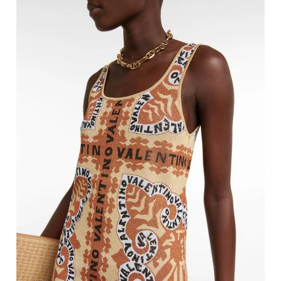 Valentino Mini Bandana Jacquard Minidress 5 Valentino Mini Bandana Jacquard Minidress - Image 3