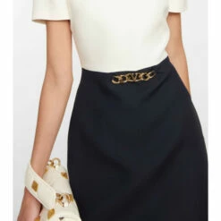 Valentino VLogo Chain Crêpe Couture Minidress -Deals Valentino Store unnamed file 1718