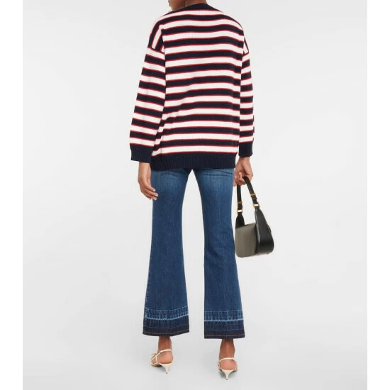 Valentino Striped Cotton Sweater 4 Valentino Striped Cotton Sweater - Image 2