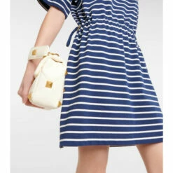 Valentino Striped Cotton Jersey Minidress -Deals Valentino Store unnamed file 1752