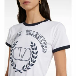 Valentino Logo Cotton T-shirt -Deals Valentino Store unnamed file 1761