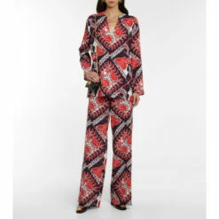 Valentino Printed Silk Blouse