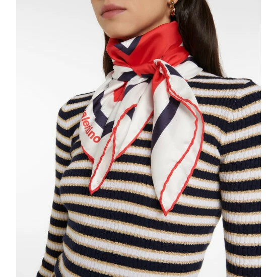 Valentino Printed Silk Scarf 3 Valentino Printed Silk Scarf