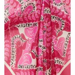 Valentino Mini Bandana Silk And Cashmere Scarf -Deals Valentino Store unnamed file 179