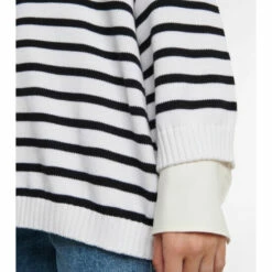 Valentino Striped Cotton-blend Sweater -Deals Valentino Store unnamed file 1795