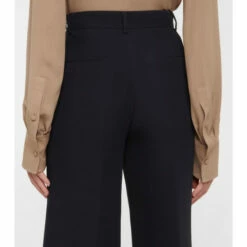Valentino High-rise Straight Silk Pants -Deals Valentino Store unnamed file 1813