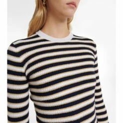 Valentino Striped Wool And Cashmere-blend Sweater -Deals Valentino Store unnamed file 1816