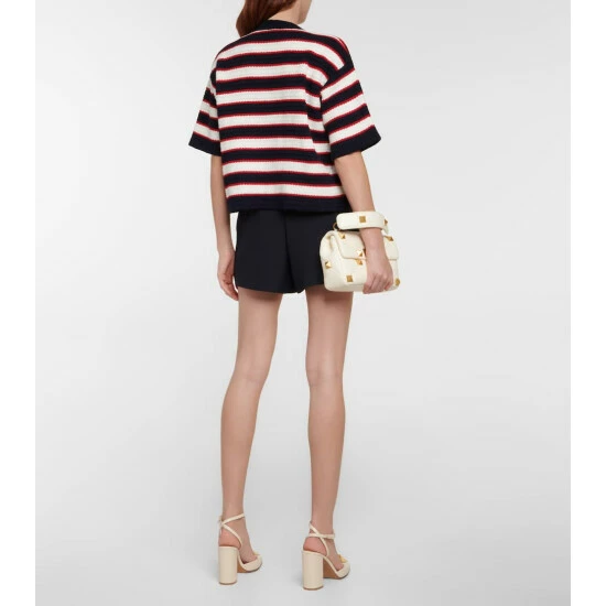 Valentino Striped Cotton Cardigan 4 Valentino Striped Cotton Cardigan - Image 2