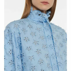 Valentino Broderie Anglaise Cotton-blend Blouse -Deals Valentino Store unnamed file 1825