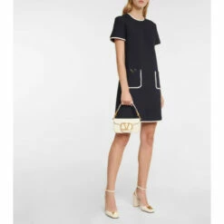 Valentino VGOLD Wool And Silk Minidress