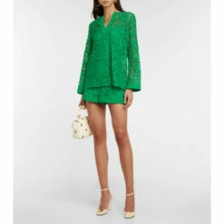 Valentino Guipure Lace Shorts
