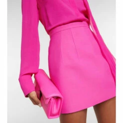 Valentino Wool And Silk Crêpe Miniskirt -Deals Valentino Store unnamed file 1870
