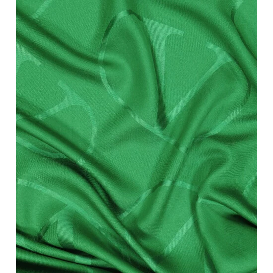 Valentino VLogo Silk And Wool Scarf 5 Valentino VLogo Silk And Wool Scarf - Image 3