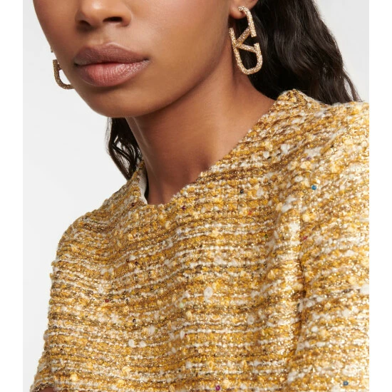 Valentino VLogo Crystal-embellished Earrings 4 Valentino VLogo Crystal-embellished Earrings - Image 2