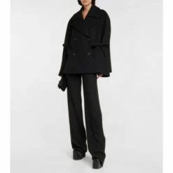 Valentino Double-breasted Wool-blend Twill Jacket