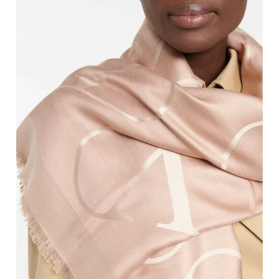 Valentino VLOGO Jacquard Scarf 4 Valentino VLOGO Jacquard Scarf - Image 2