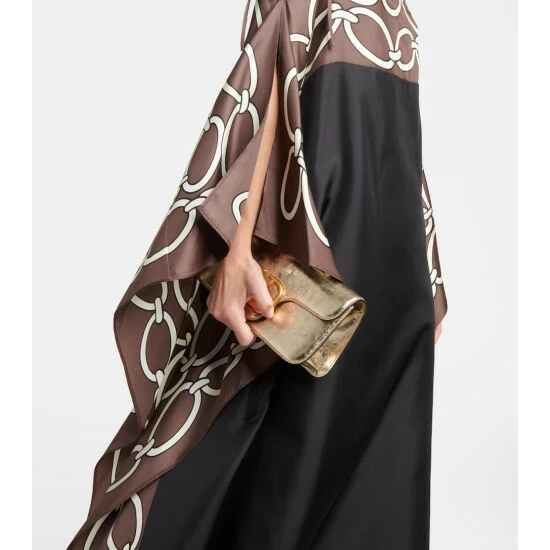 Valentino Chain 1967 Silk Kaftan 6 Valentino Chain 1967 Silk Kaftan - Image 4