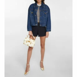 Valentino VLogo Wool And Silk Shorts