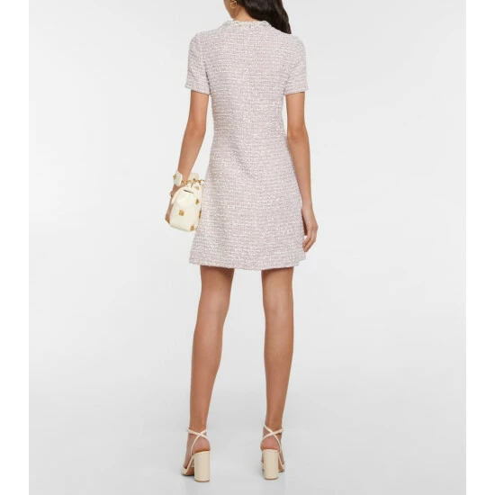 Valentino Roman Stud Tweed Minidress 4 Valentino Roman Stud Tweed Minidress - Image 2