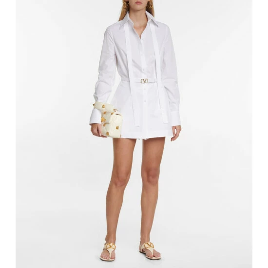 Valentino Cotton Poplin Minidress 3 Valentino Cotton Poplin Minidress