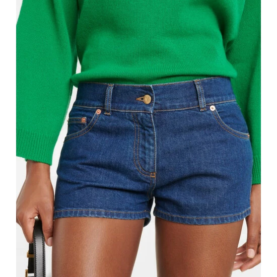 Valentino Low-rise Denim Shorts 5 Valentino Low-rise Denim Shorts - Image 3