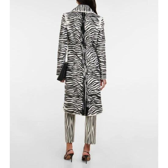 Valentino Embellished Wool And Cashmere Coat 4 Valentino Embellished Wool And Cashmere Coat - Image 2