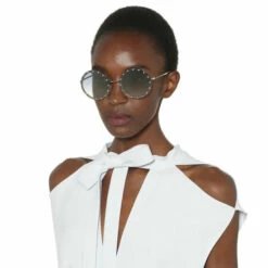 Valentino Embellished Round Sunglasses 11 Valentino Embellished Round Sunglasses -Deals Valentino Store unnamed file 2009