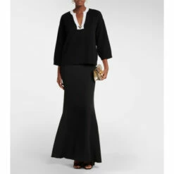 Valentino Embellished Cashmere Top