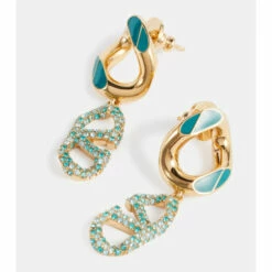 Valentino VLogo Embellished Earrings -Deals Valentino Store unnamed file 220