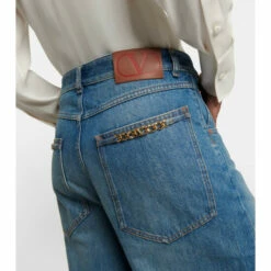 Valentino High-rise Wide-leg Jeans -Deals Valentino Store unnamed file 249