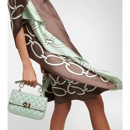 Valentino Chain-print Silk Kaftan Dress 6 Valentino Chain-print Silk Kaftan Dress - Image 4