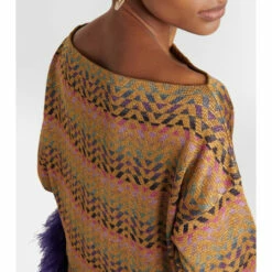 Valentino Lurex® Feather-trimmed Minidress -Deals Valentino Store unnamed file 31