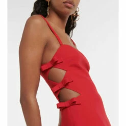 Valentino Bow-embellished Crêpe Couture Midi Dress -Deals Valentino Store unnamed file 310