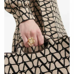 Valentino VLogo Signature Crystal Ring