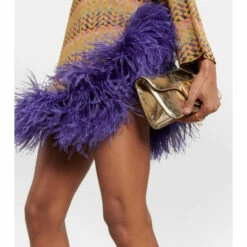 Valentino Lurex® Feather-trimmed Minidress -Deals Valentino Store unnamed file 32