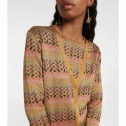 Valentino Metallic Jacquard-knit Cardigan 9 Valentino Metallic Jacquard-knit Cardigan -Deals Valentino Store unnamed file 321